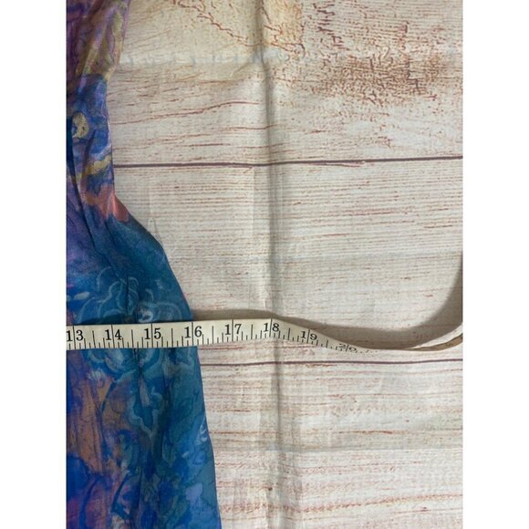 Vintage Knapp Studio Women's Multi Color Sleeveless Mini Dress - 5 - Picture 12 of 15